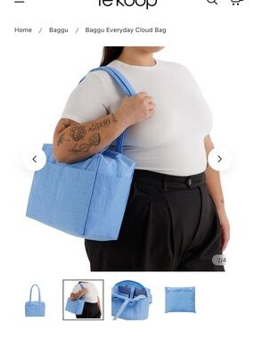 Baggu Everyday Cloud Bag - Piscine